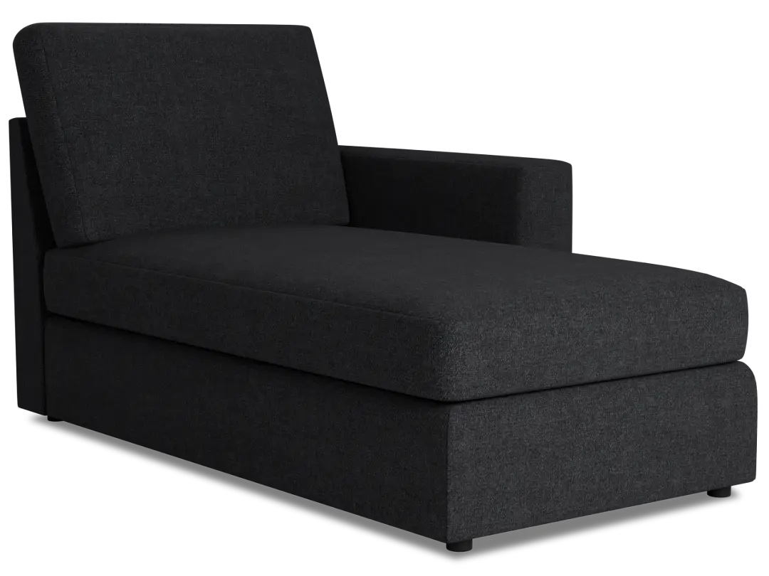 Citymod Dark Gray Fabric Right Chaise Citymod Dark Gray Fabric Right Chaise