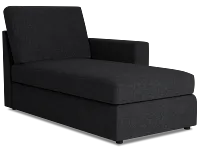 Citymod Dark Gray Fabric Right Chaise