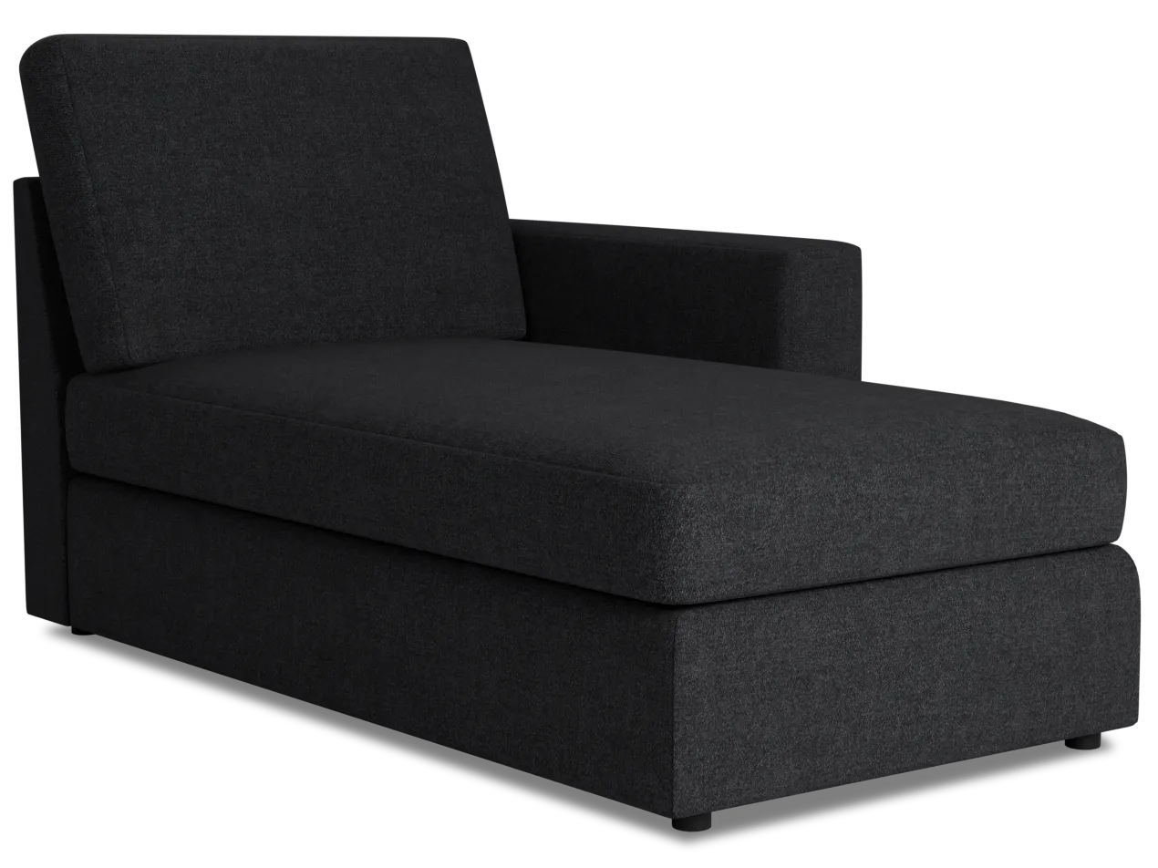 Citymod Dark Gray Fabric Right Chaise