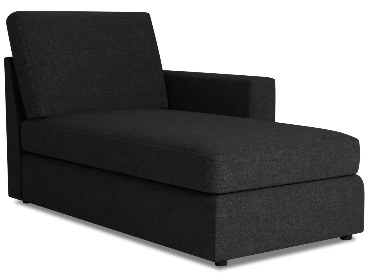 Citymod Dark Gray Fabric Right Chaise Citymod Dark Gray Fabric Right Chaise