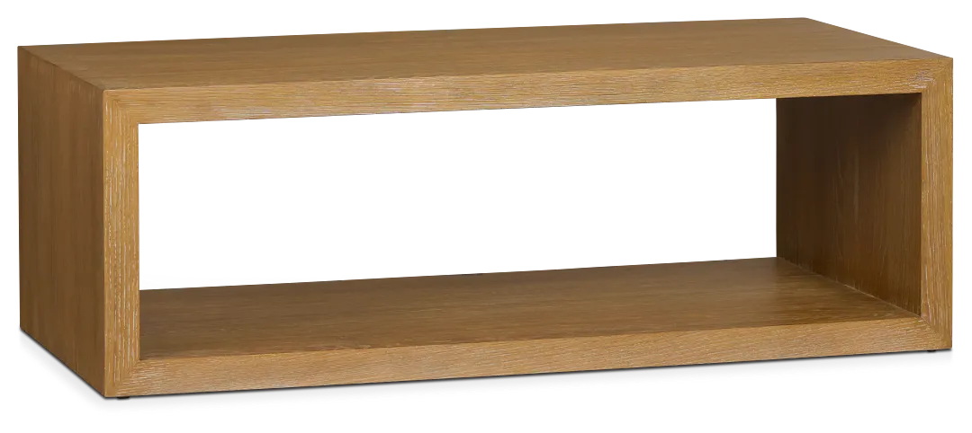 Nantucket Light Tone Open Coffee Table