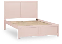Charleston Pink Panel Bed