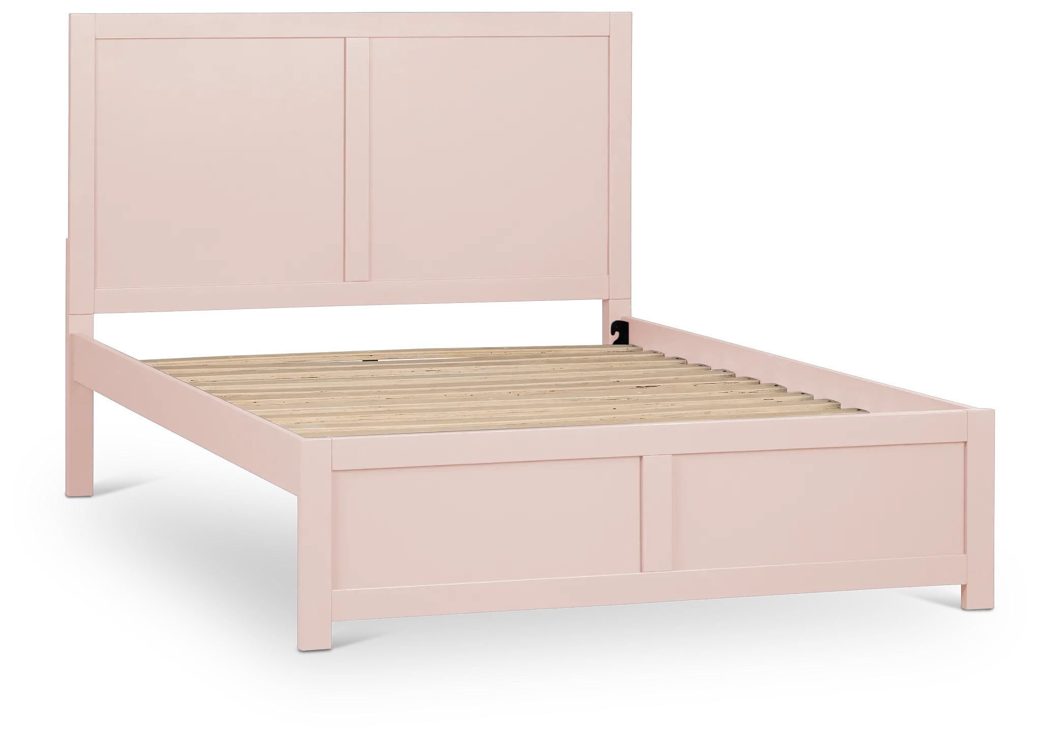 Charleston Pink Panel Bed
