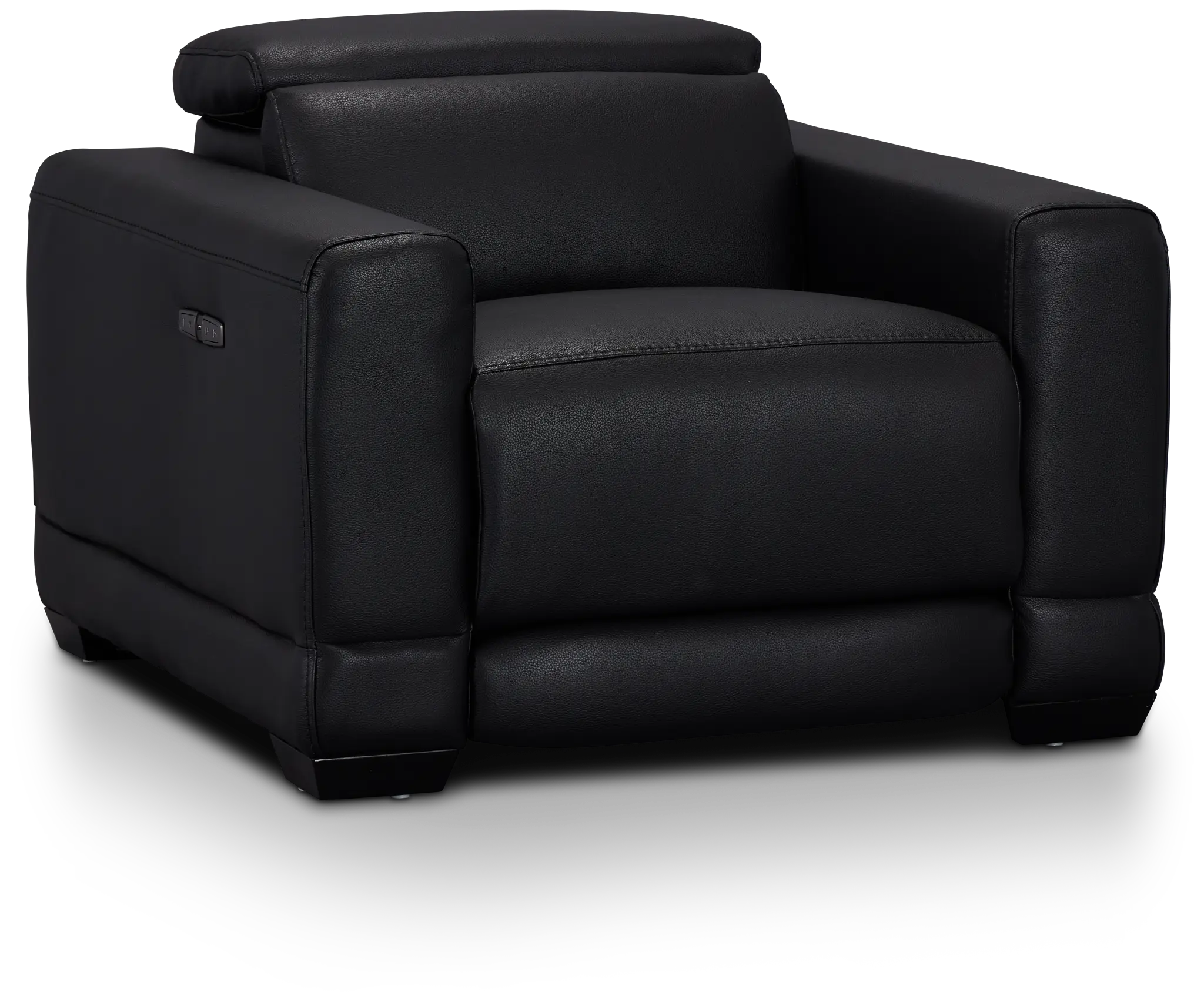 Lombardy Black Micro Power Recliner Lombardy Black Micro Power Recliner