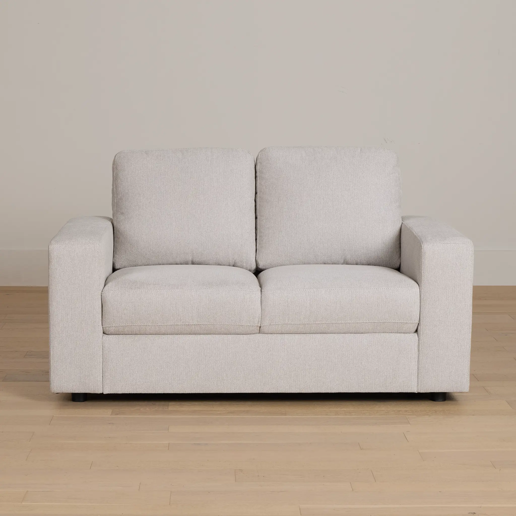 Carmen Light Beige Fabric Loveseat Carmen Light Beige Fabric Loveseat