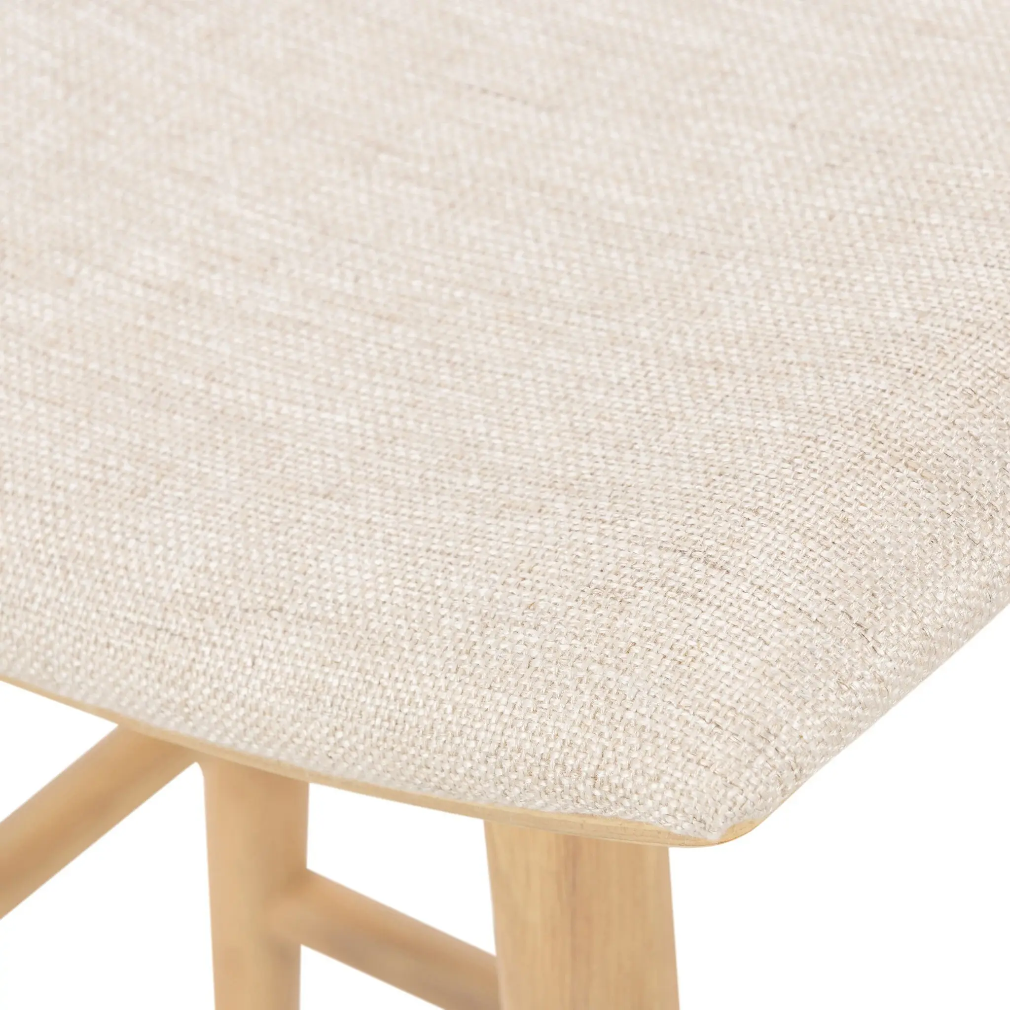 Four Hands Union Light Tone 24" Upholstered Barstool Four Hands Union Light Tone 24" Upholstered Barstool