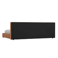 Grayton Sutton Orange 44" Upholstered Platform Bed