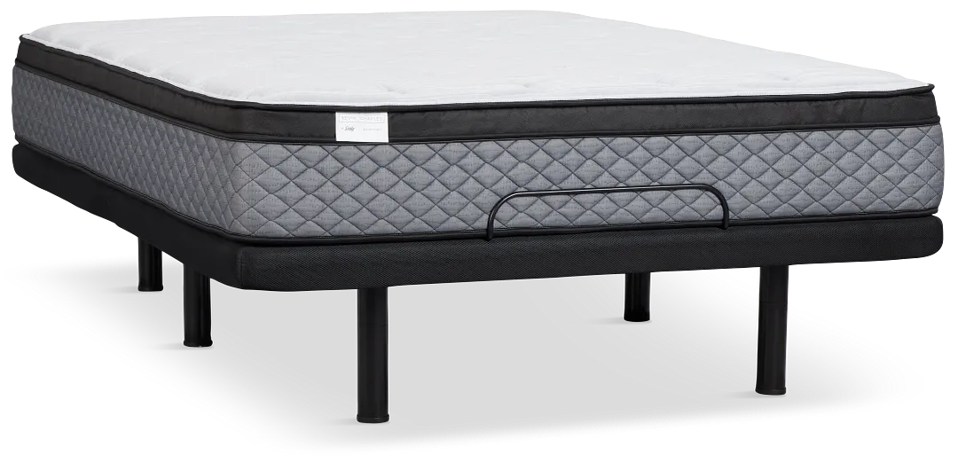 Kevin Charles By Sealy Essential Plush Plus Adjustable Mattress Set