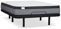 Kevin Charles By Sealy Essential Plush Plus Adjustable Mattress Set