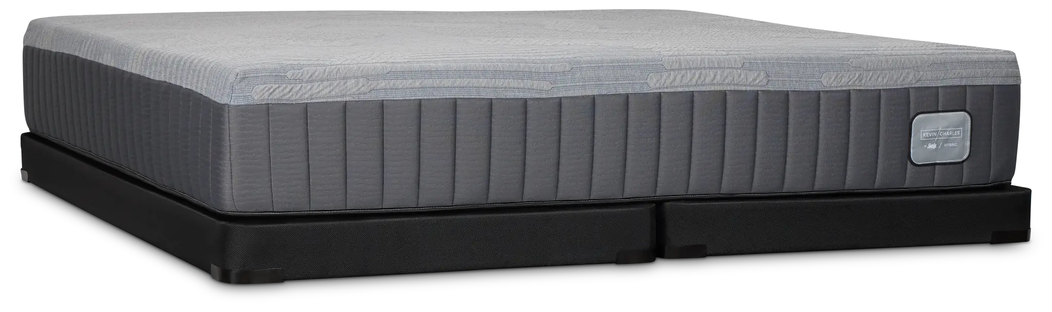 Kevin Charles By Sealy Hybrid Plush Low-profile Mattress Set Kevin Charles By Sealy Hybrid Plush Low-profile Mattress Set