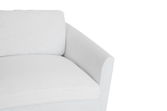Willow White Fabric Chair