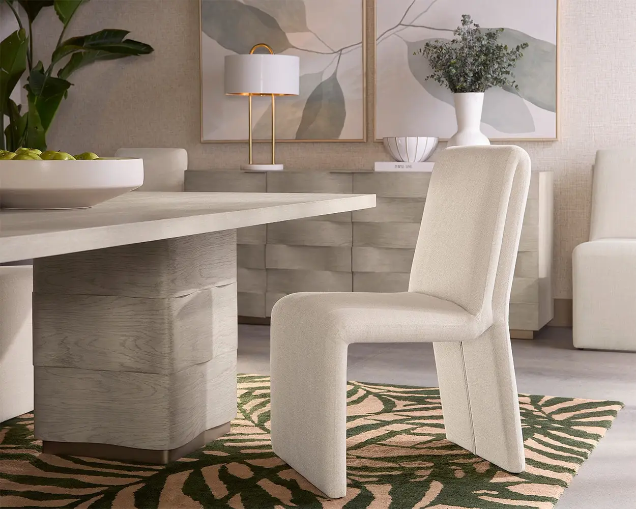 Heron Light Beige Fabric Upholstered Side Chair Heron Light Beige Fabric Upholstered Side Chair