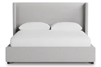 Captiva Elite Gray 48" Upholstered Shelter Bed