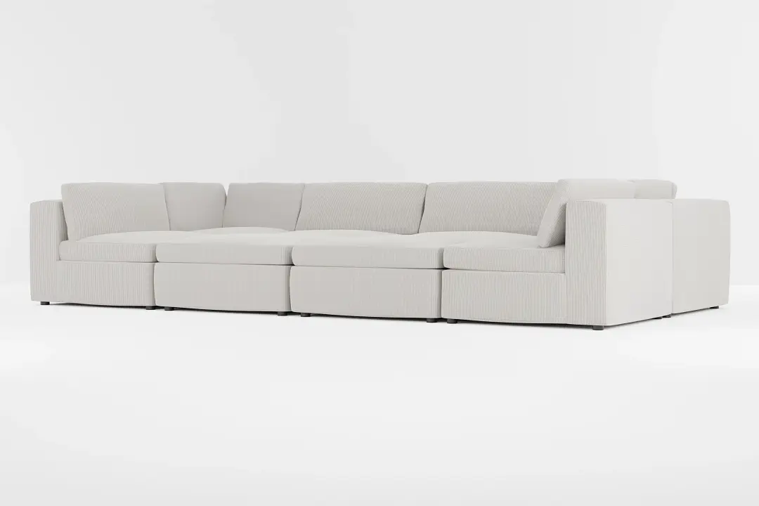 Destin Lucy Light Beige Fabric 8-piece Pit Sectional Destin Lucy Light Beige Fabric 8-piece Pit Sectional