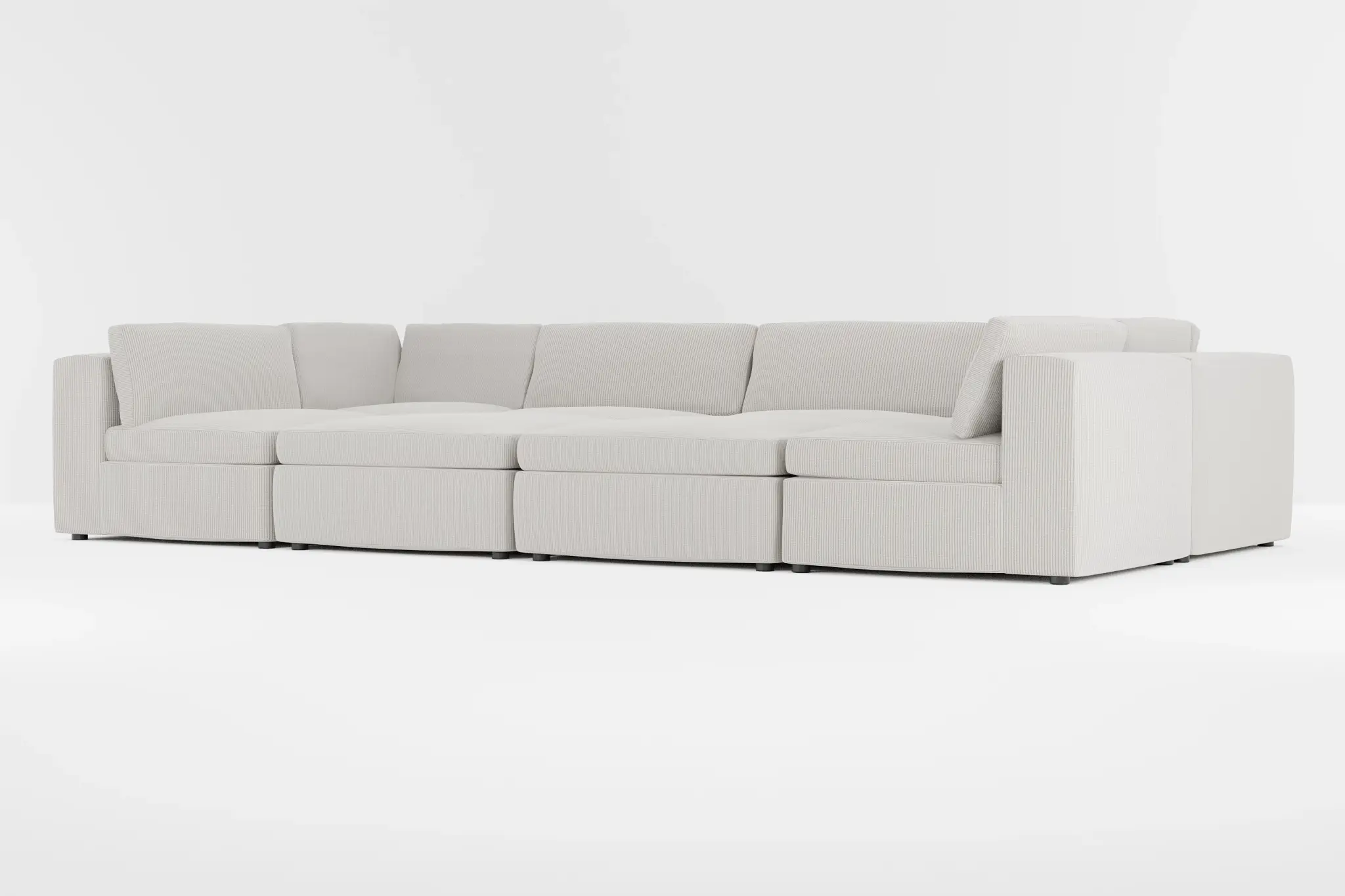 Destin Lucy Light Beige Fabric 8-piece Pit Sectional Destin Lucy Light Beige Fabric 8-piece Pit Sectional