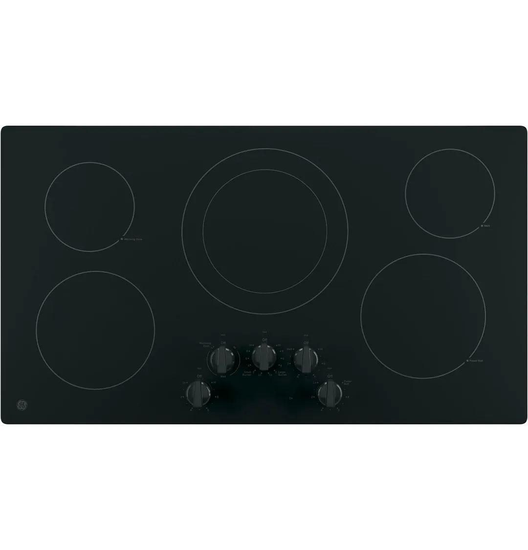 Ge 3036 Series Black 36" Electric Cook Top