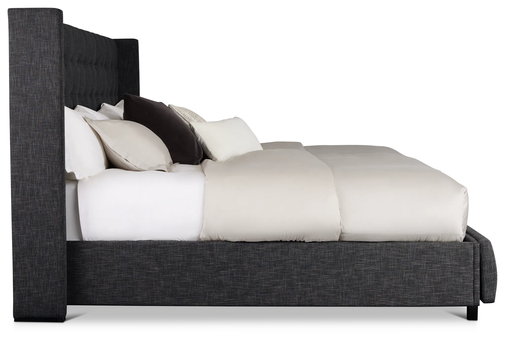 Chatham Dark Gray Uph Panel Storage Bed