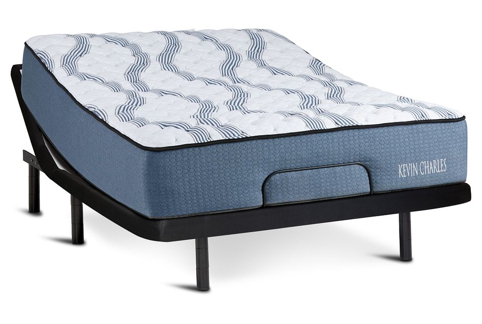 Kevin Charles Destin Firm Silver Adjustable Mattress Set