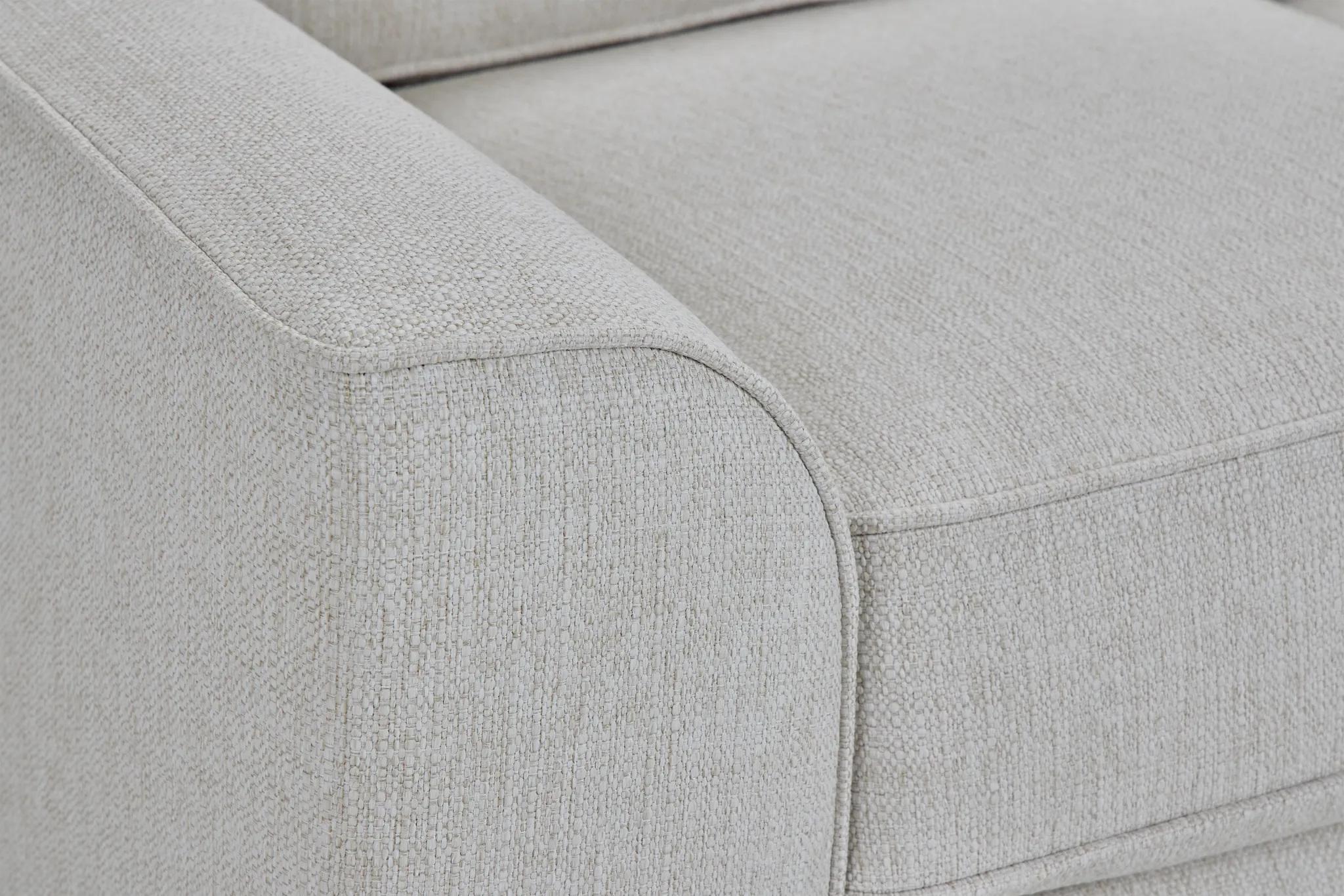 Austin White Fabric Sofa