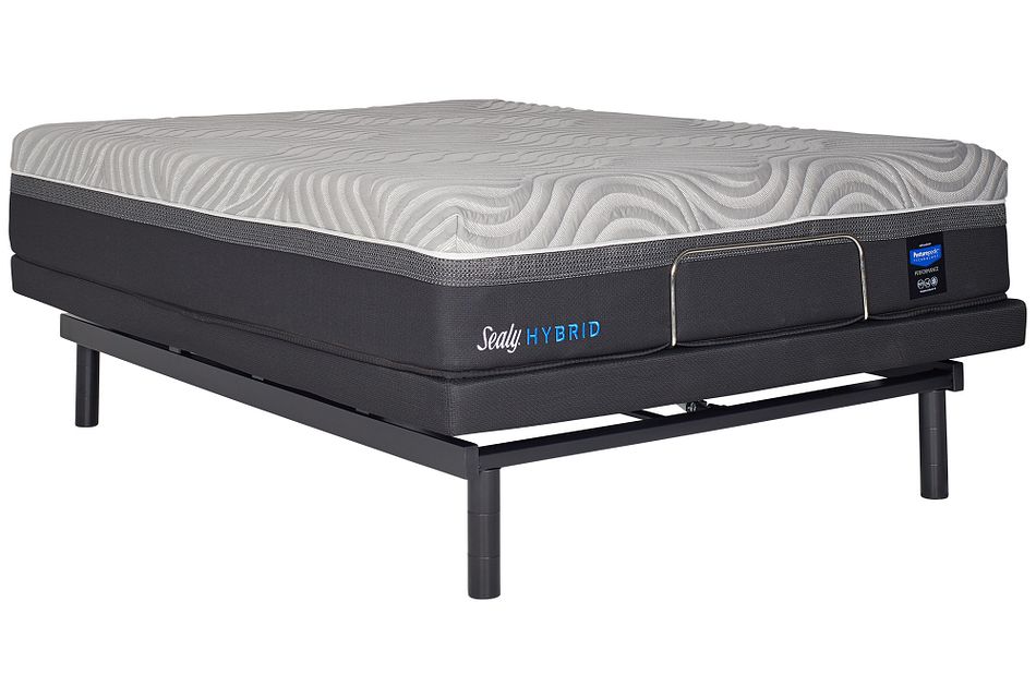 Sealy Kelburn Hybrid Ease Adjustable Mattress Set