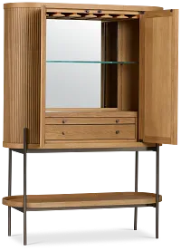 Gables Light Tone Bar Cabinet
