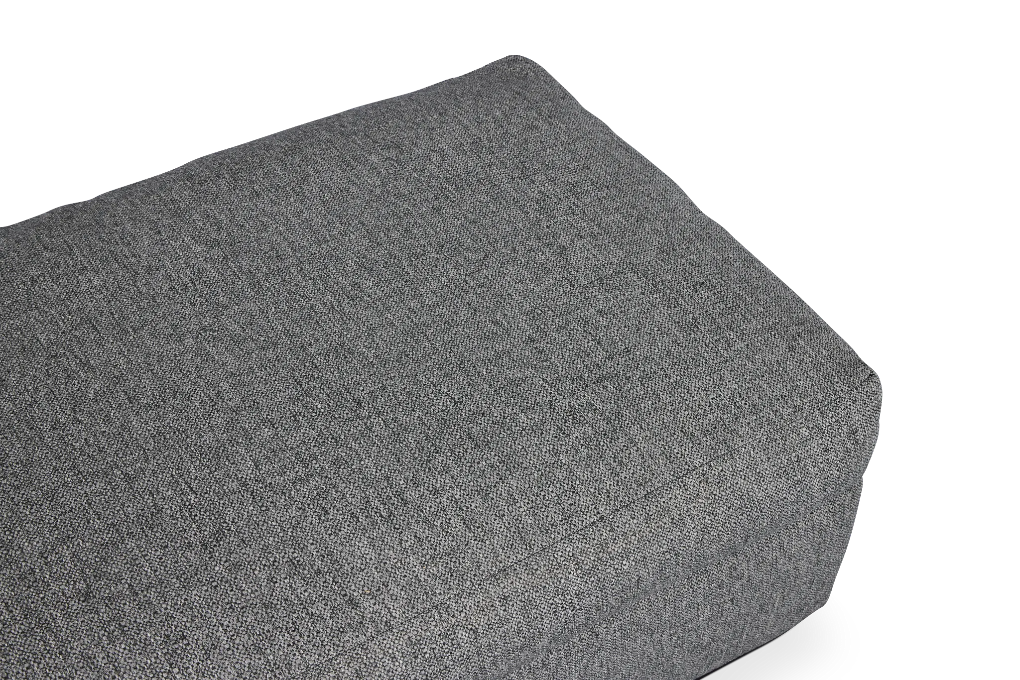Veronica Dark Gray Down Ottoman