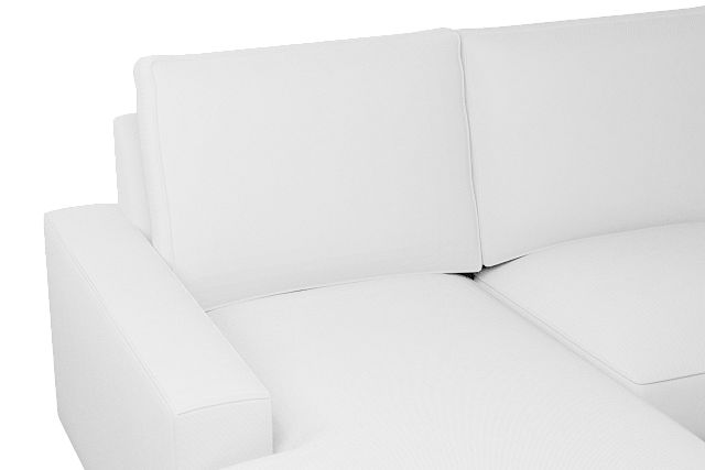 Edgewater Peyton White Large Left Chaise Sectional