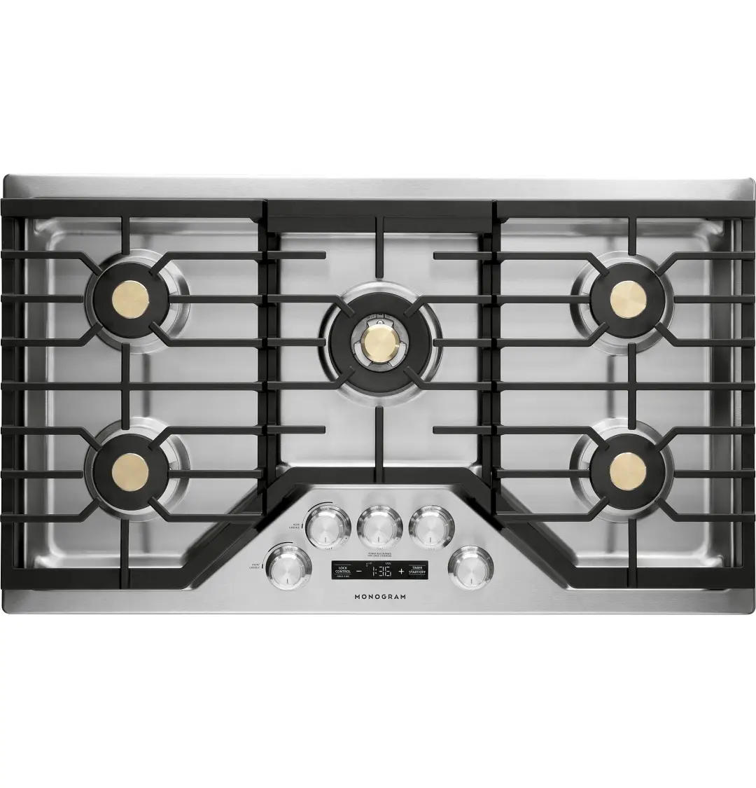 Monogram 36 Series Stainless Steel 36" Gas Cook Top Monogram 36 Series Stainless Steel 36" Gas Cook Top