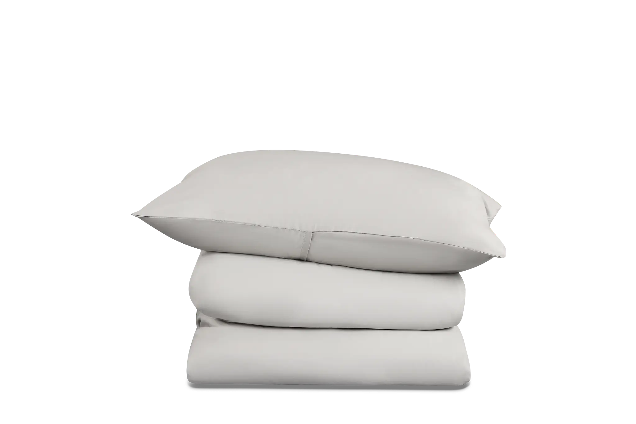 Rest & Renew Cotton Sateen Gray 300 Thread Duvet Set Rest & Renew Cotton Sateen Gray 300 Thread Duvet Set