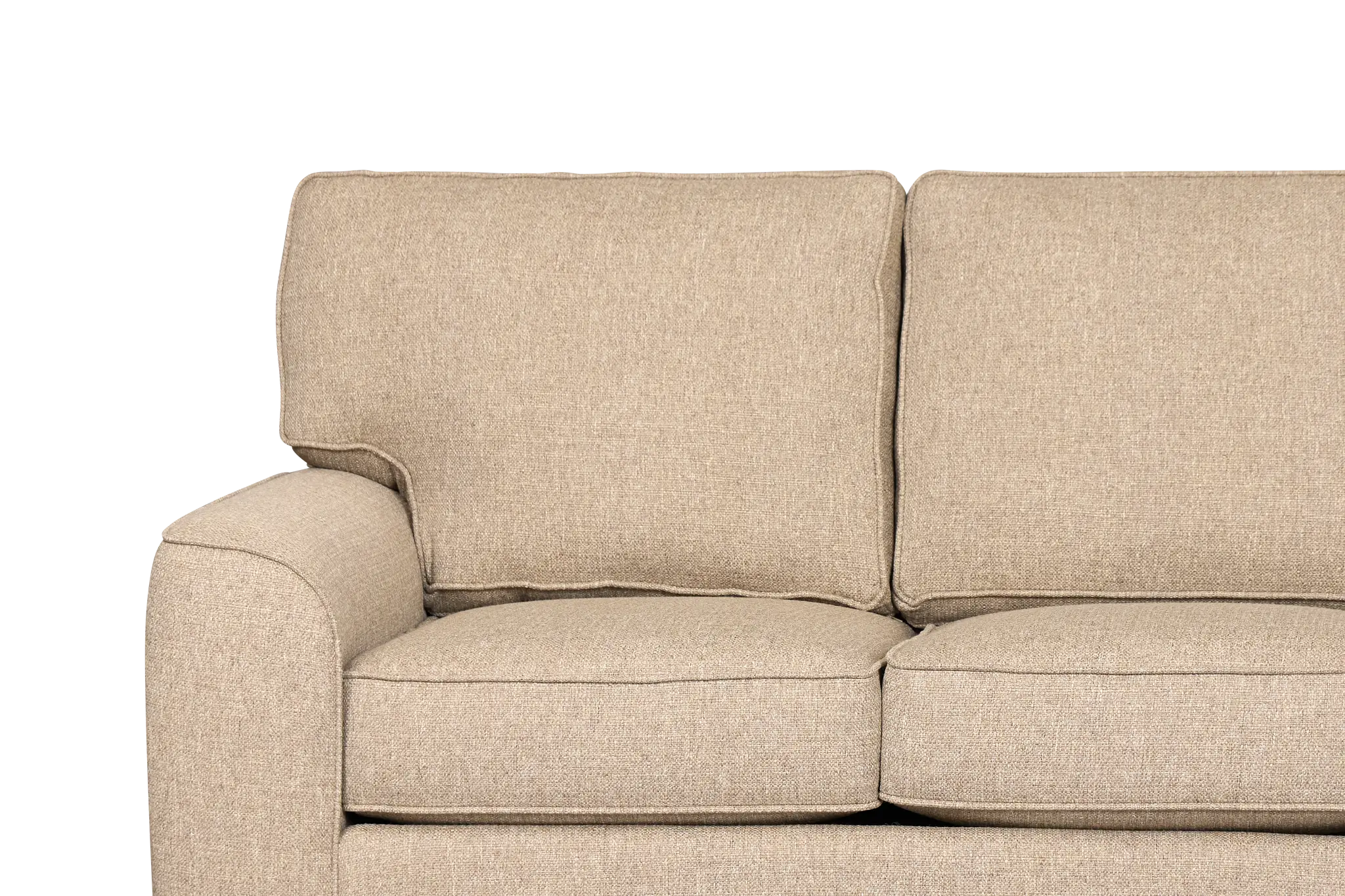 Sinclair Brown Fabric Large Two-arm Sectional Sinclair Brown Fabric Large Two-arm Sectional