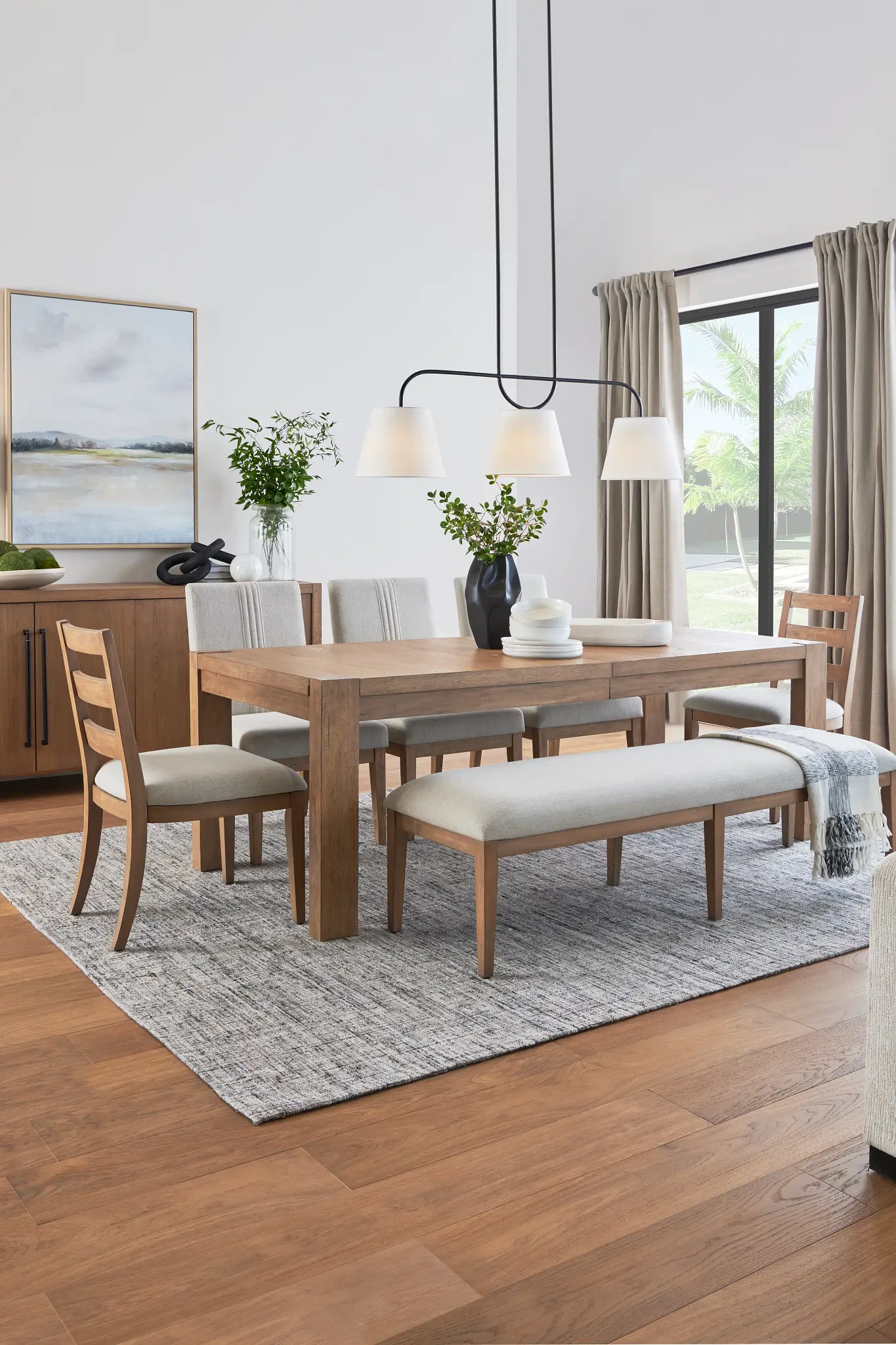 Tahoe Light Tone Rectangular Table Tahoe Light Tone Rectangular Table