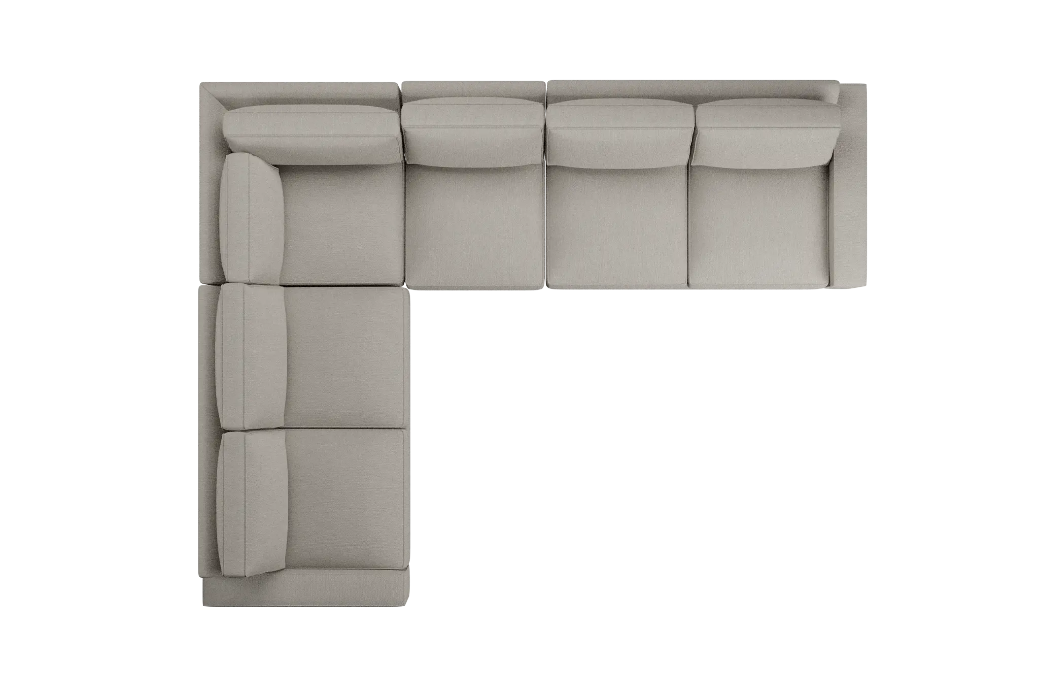 Edgewater Revenue Beige Medium Two-arm Sectional Edgewater Revenue Beige Medium Two-arm Sectional