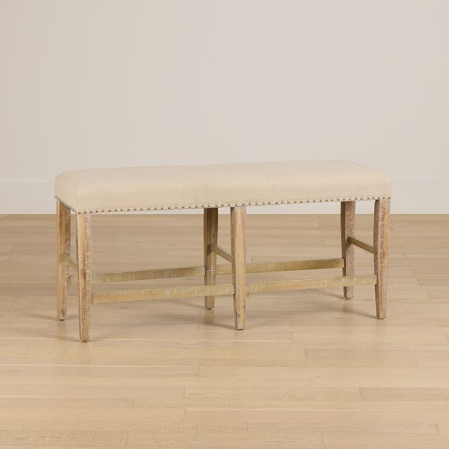 Joplin Light Tone High Dining Bench