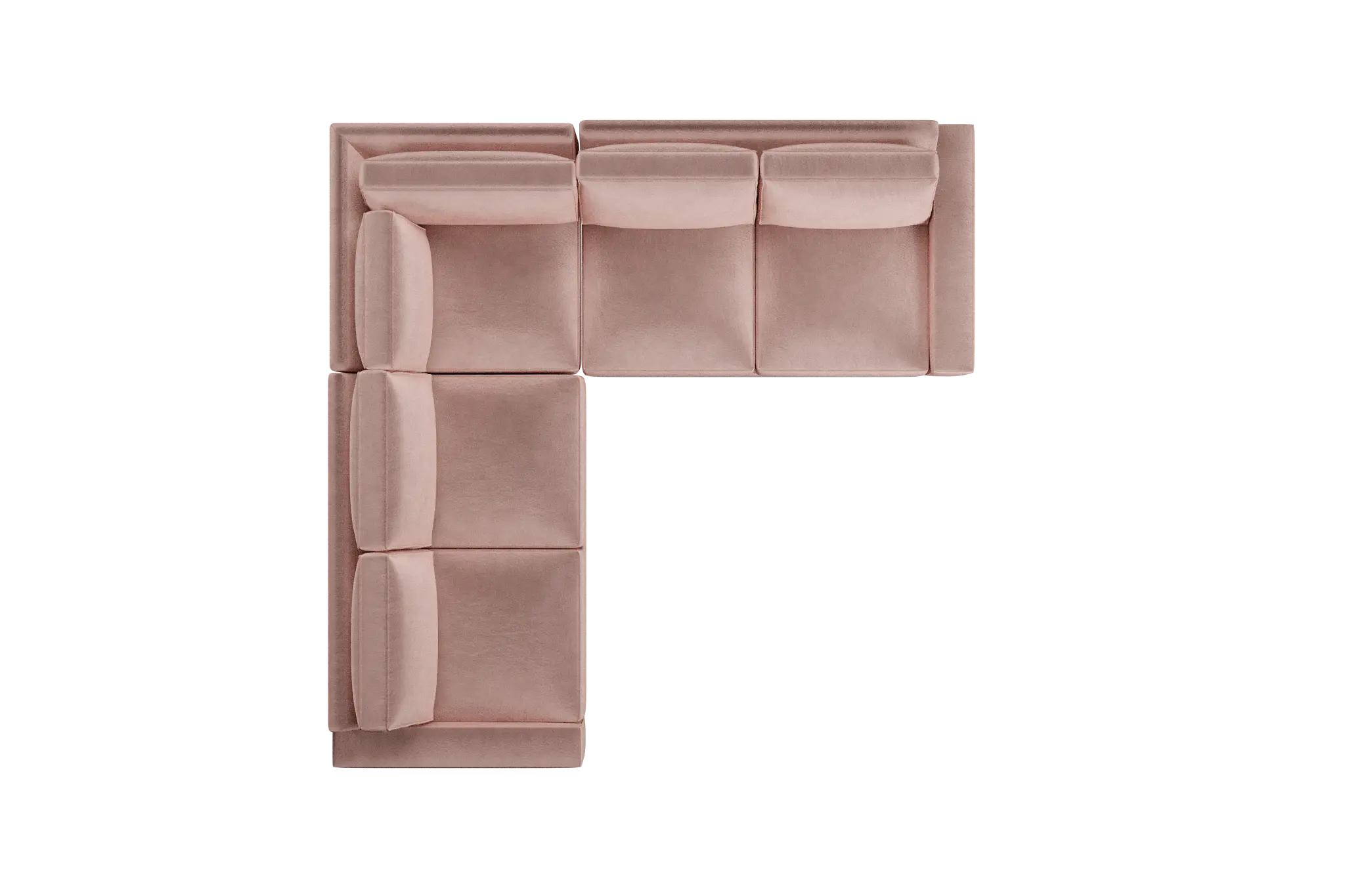 Edgewater Joya Light Pink Small Two-arm Sectional Edgewater Joya Light Pink Small Two-arm Sectional