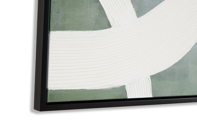 Shanil Dark Green Wall Art