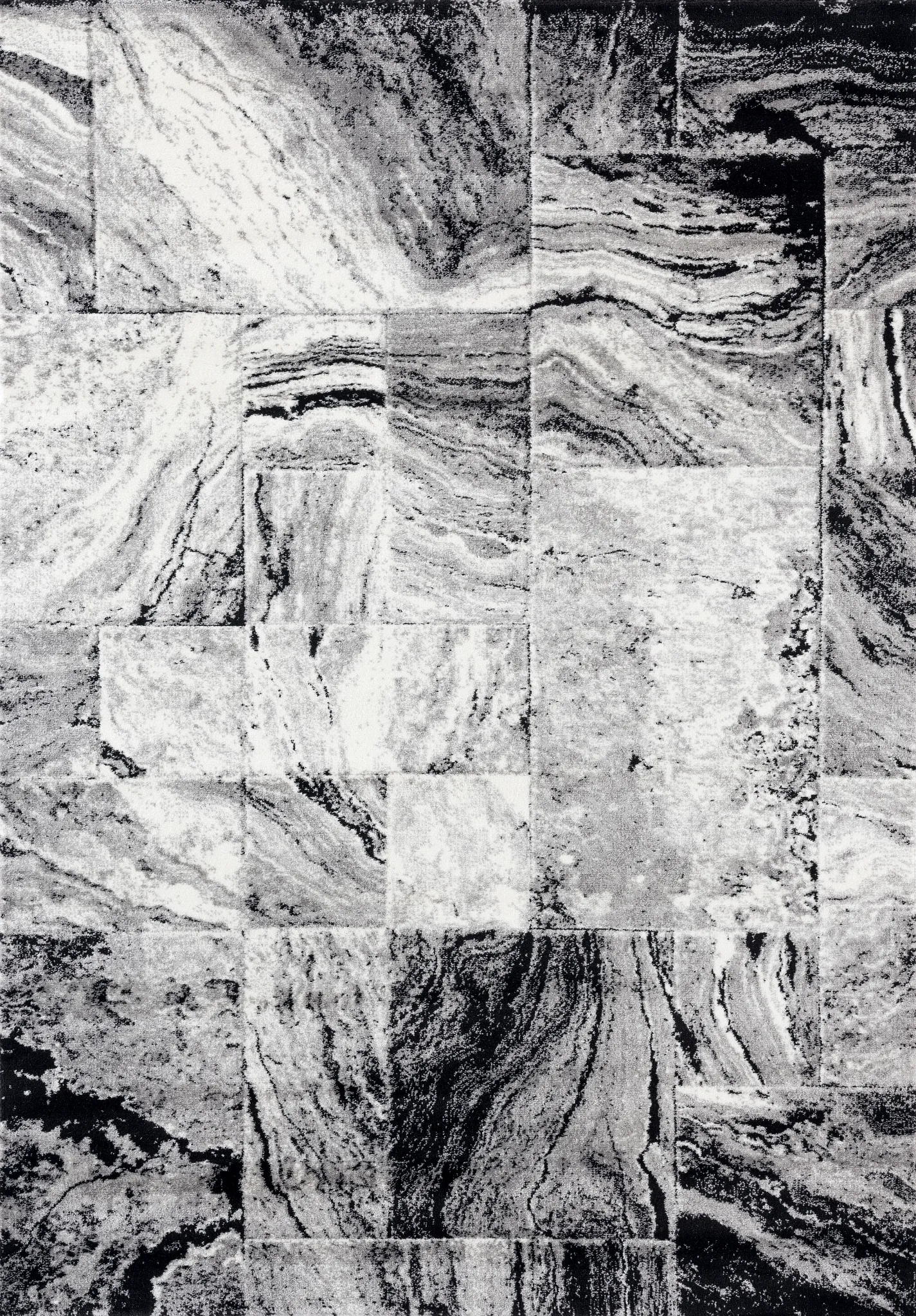 Infinity Black 8x10 Area Rug