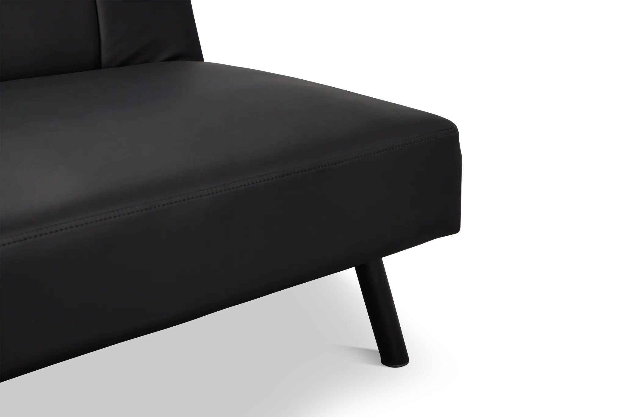 Andes Black Micro Sofa Futon Andes Black Micro Sofa Futon