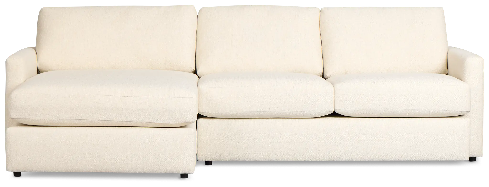 Maxwell Light Beige Fabric Left Chaise Sectional Maxwell Light Beige Fabric Left Chaise Sectional
