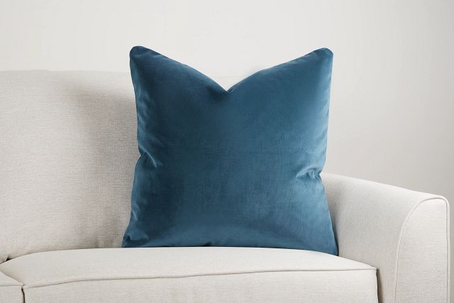 Lauran Dark Blue 24" Accent Pillow