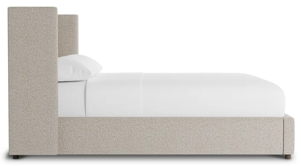 Captiva Gellar Brown 48" Upholstered Shelter Bed Captiva Gellar Brown 48" Upholstered Shelter Bed