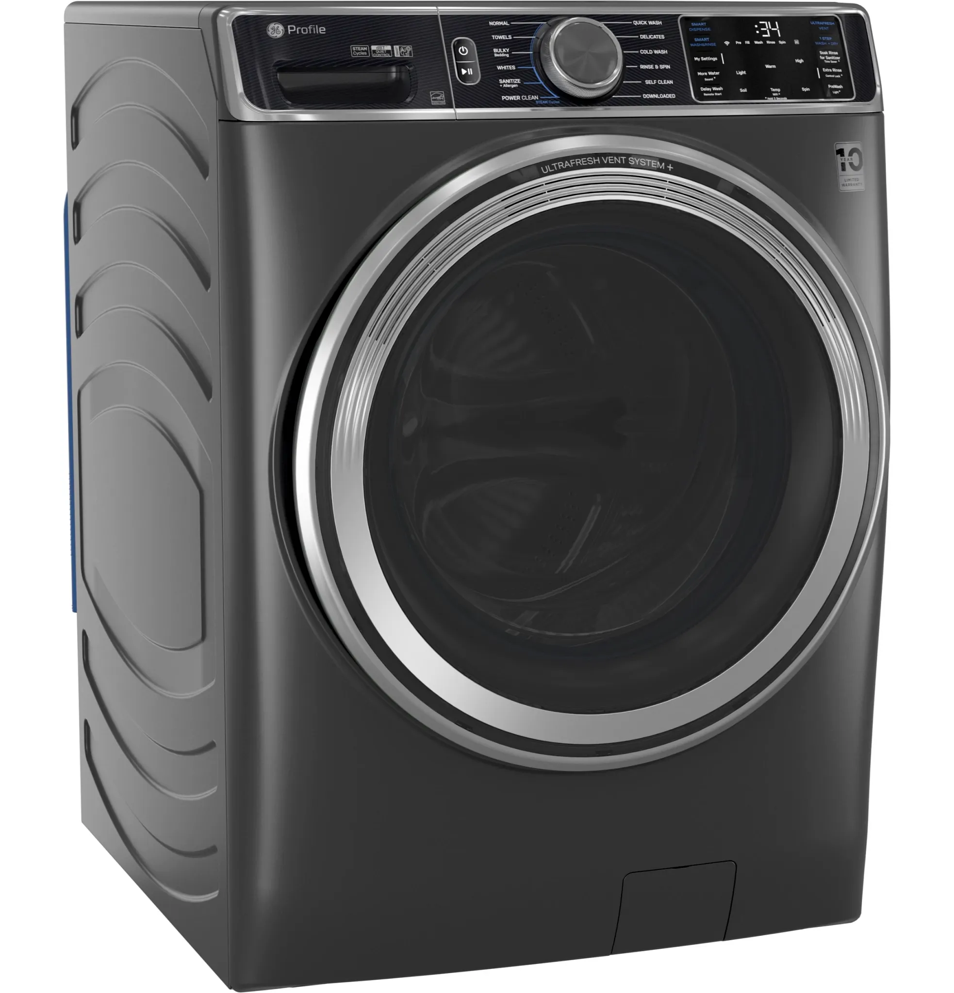 Ge Profile 955 Series Gray Front Load Washer