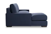 Edgewater Peyton Dark Blue Left Chaise Sectional