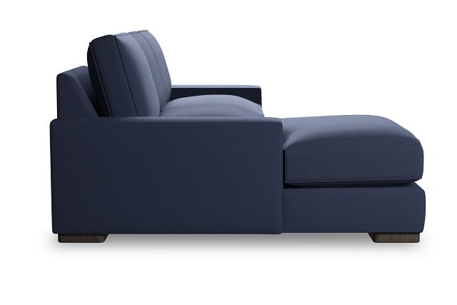 Edgewater Peyton Dark Blue Left Chaise Sectional