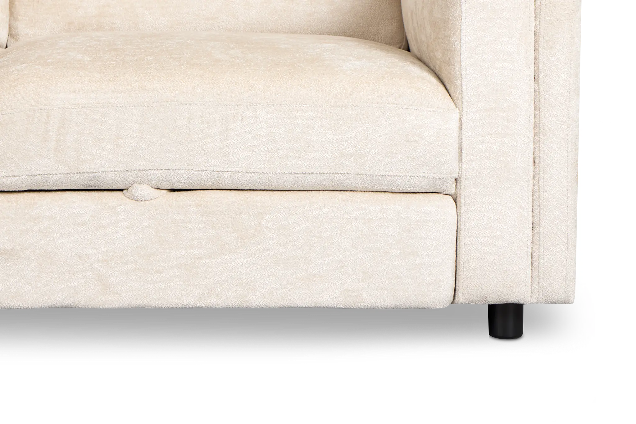 Farren Beige Fabric Small Left Chaise Storage Sleeper Sectional Farren Beige Fabric Small Left Chaise Storage Sleeper Sectional