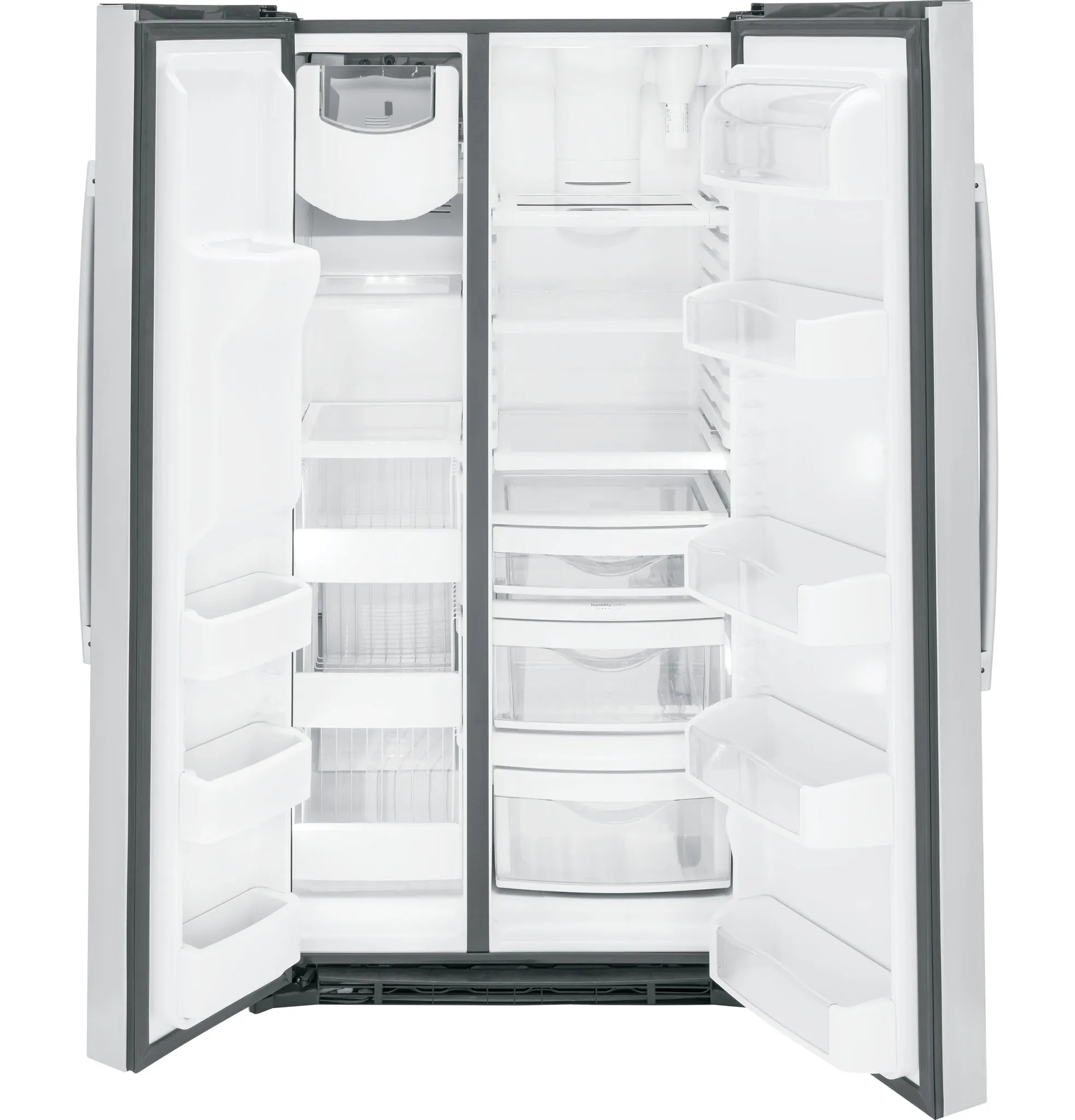 Ge Profile 25 Series Stainless Steel Side By Side Refrigerator