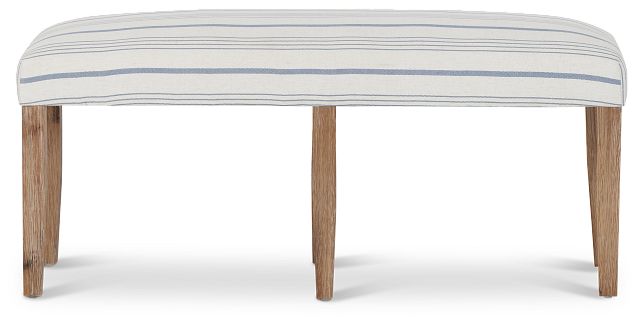 Woodstock Light Tone Uph Dining Bench