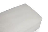 Veronica White Down Ottoman