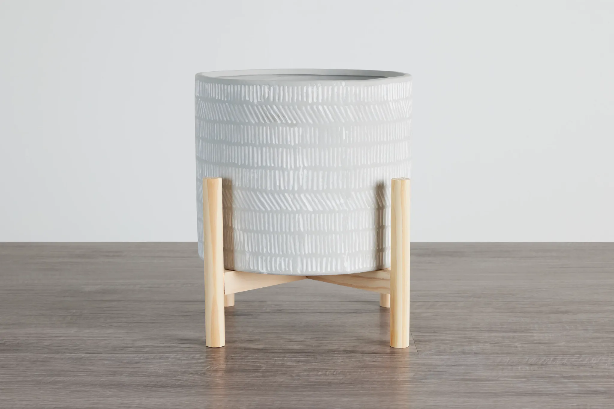 Raine Beige Medium Planter