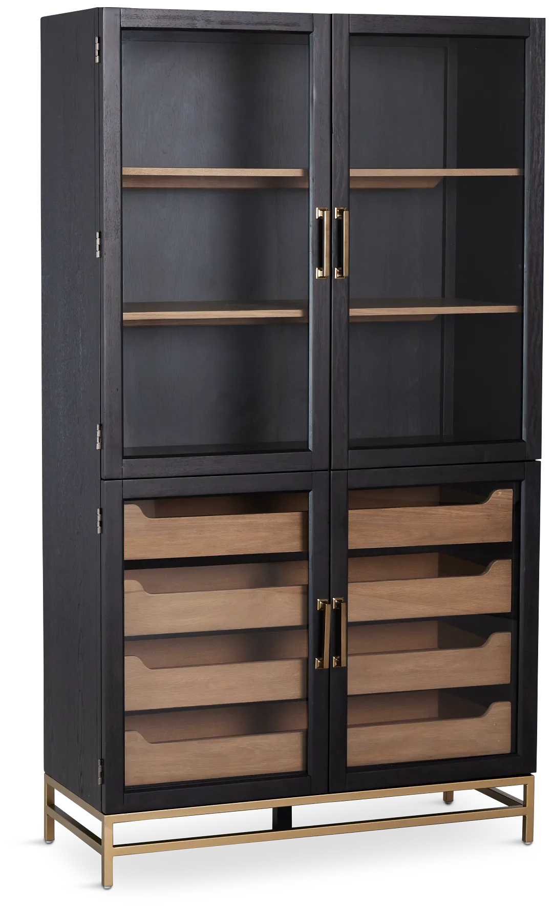 Provo Dark Tone Curio Cabinet