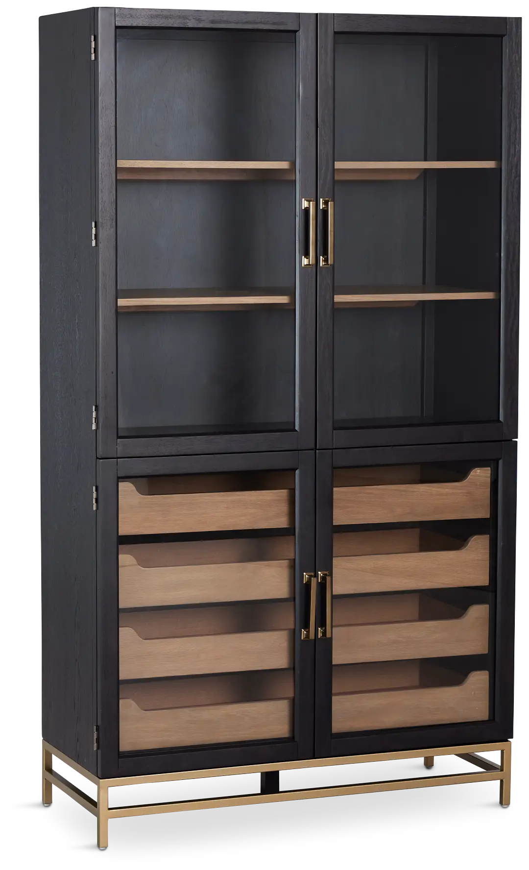 Provo Dark Tone Curio Cabinet Provo Dark Tone Curio Cabinet